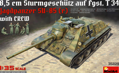 Miniart 35229 - Jagdpanzer SU-85 r with Crew - 5 figures 1 35 