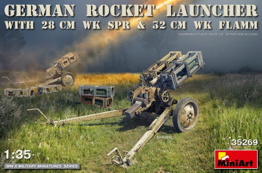 Miniart 35269 - 1 35 German Rocket Launcher with 28cm WK Spr and 32cm WK Flamm 