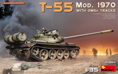 Miniart 37064 - 1 35 T -55 Mod. 1970 w/OMSh Tracks 