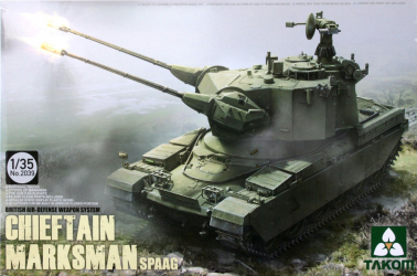 TAKOM 2039 - 1 35 British Air-defense Weapon System Chieftain Marksman SPAAG 