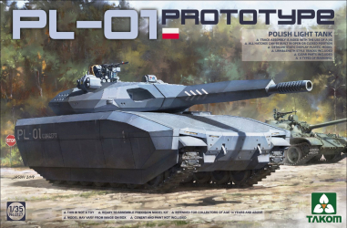 TAKOM 2127 - 1 35 Polish PL-01 Prototype Light Tank 