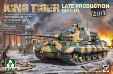 TAKOM 2130 - 1 35 Sd.Kfz.182 King Tiger Late Production 2 in 1 