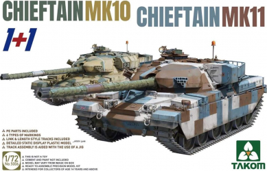 TAKOM 5006 - 1 72 Chieftain MK10 and Chieftain MK11 dual kit 