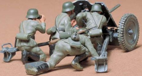 TAMIYA 35035 - 1 35 Ger. 37mm Anti-tank Gun Kit