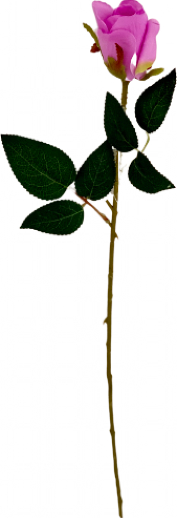 Trandafir artificial decorativ mov 50 cm 