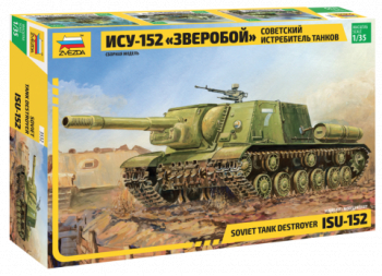Zvezda 3532 - 1 35 ISU-152 Soviet Self Propelled Gun 
