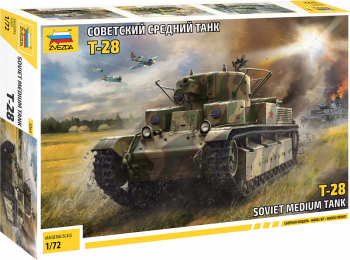 Zvezda 5064 - 1 72 Soviet T-28 
