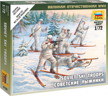 Zvezda 6199 - 1 72 Soviet Skiers 