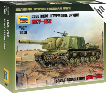 Zvezda 6207 - 1 100 ISU-152 