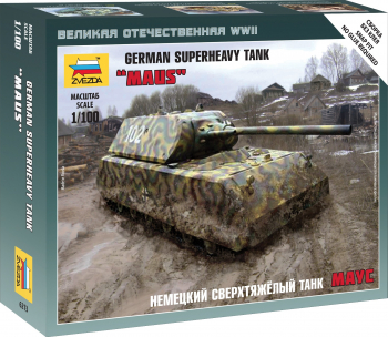 Zvezda 6213 - 1 100 GERMAN TANK MAUS 