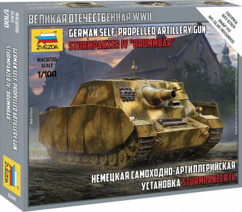 Zvezda 6244 - 1 100 STURMPZ.IV BRUMMBAR - snap-fit 