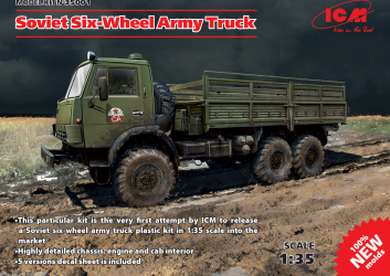 ICM 35001 - 1 35 Soviet Six-Wheel Army Truck 