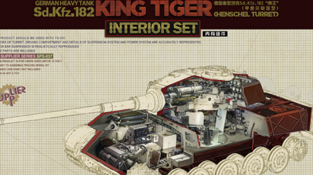 MENG - Sd.Kfz.182 King Tiger Henschel Turret Interior Set 1 35 