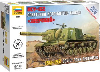 Zvezda 5026 - 1 72 Self Propelled Gun ISU-152 