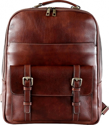 Rucsac dama din piele naturala coniac DR126A 