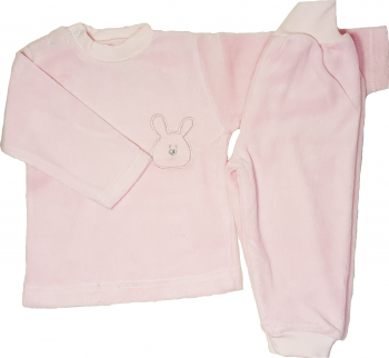 Set 2 piese din catifea Minis Boutique 6-9 luni