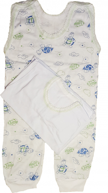 Set salopeta si bluza Minis Boutique 9-12 luni 