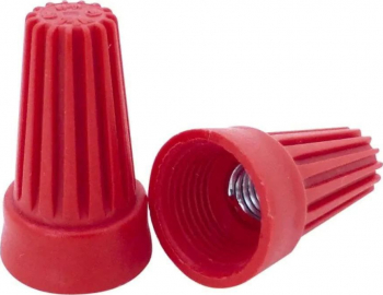 Conector 76B-SP3 de fire prin rasucire rosu set 100 buc