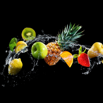 Panou sticla decorativa bucatarie 600x900MM FRUCTE 