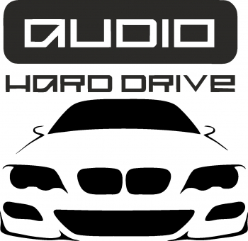 Sticker decorativ auto Audio Hard Drive BMW 15x15 cm 
