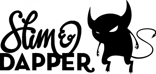 Sticker decorativ auto Slip dapper 15x7 cm 