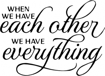 Sticker decorativ perete / geam love e 30x22cm 