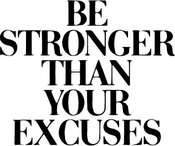 Sticker decorativ perete / geam motivational e 25x11cm 