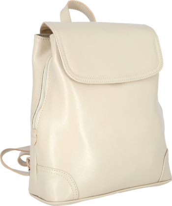 Rucsac de dama din piele fina bej 097 MAGAZINUL DE GENTI 