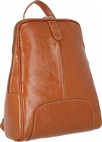 Rucsac de dama din piele fina maro tabac model 250 MAGAZINUL DE GENTI 