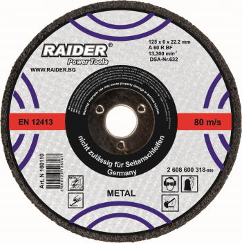 Disc pentru taiat metal Raider 160108 diametru 230 mm 
