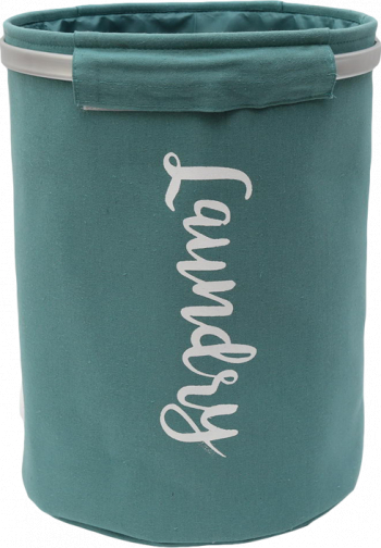 Cos rufe rotund RAKI USKARAN baie cu cadru aluminiu 39xH50cm verde 