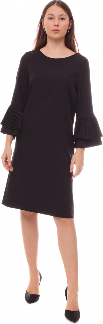 Rochie midi dreapta neagra Black Swan by Novak Couture 