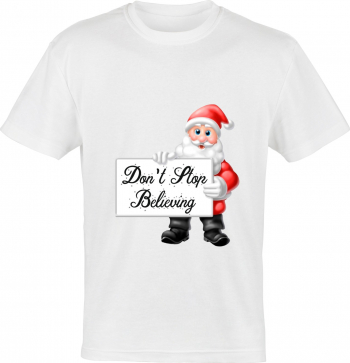 Tricou sa credem in santa claus 