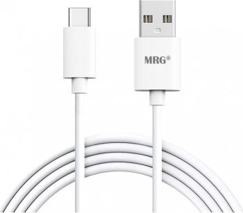 Cablu de date Type-C MRG L-411 Fast Charge 5A Alb 