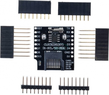 Placa de dezvoltare RTC Data logger pentru micro SD WeMos WIFI D1 Mini - 937 - A2 