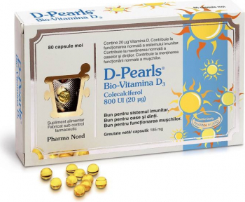 D-Pearls Bio-Vitamina D3 20 and micro g 80 capsule moi