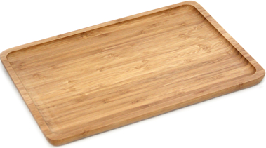 Platou RAKI bambus tava aperitive legume friptura 30 x 20x2 cm 
