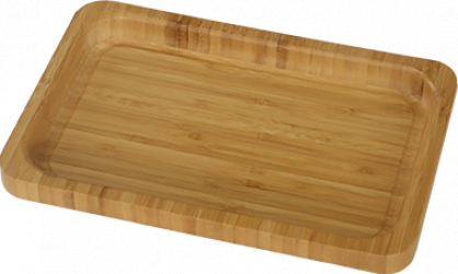 Tava din bambus RAKI pentru servire dreptunghiulara 35x25xh2 cm 