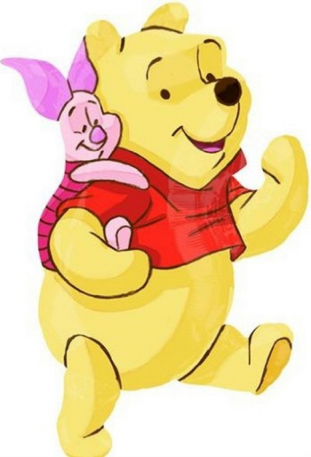 Balon folie figurina Winnie the pooh 51cmX81cm 