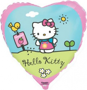 Balon folie Hello Kitty Garden multicolor 45 cm