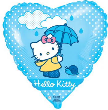 Balon folie Hello Kitty Umbrella multicolor 45 cm 