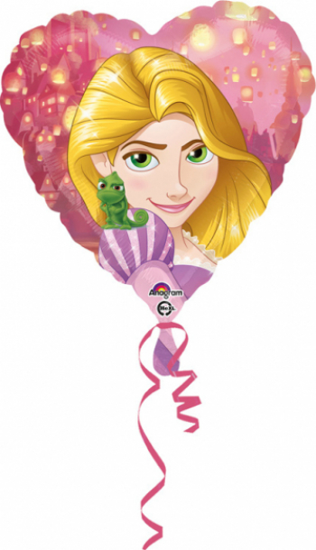 Balon folie Rapunzel Heart multicolor 45 cm Anagram 