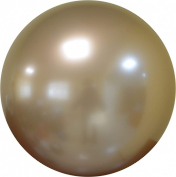 Balon latex chrome bubble auriu 61 cm 