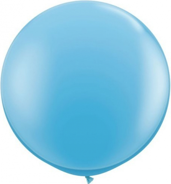 Balon latex jumbo 45 cm albastru deschis 