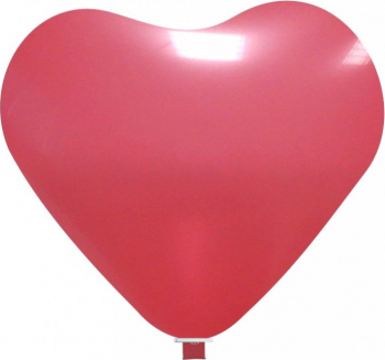 Balon latex jumbo inima rosu 90 cm 