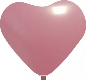 Balon latex jumbo inima roz deschis 65 cm 