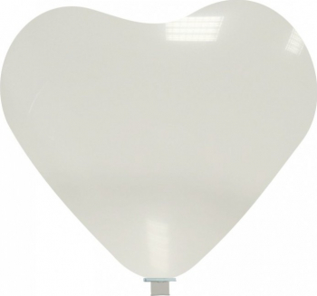 Balon latex jumbo inima transparent 65 cm 