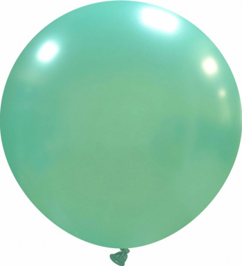 Balon latex metalizat aqua 45 cm 