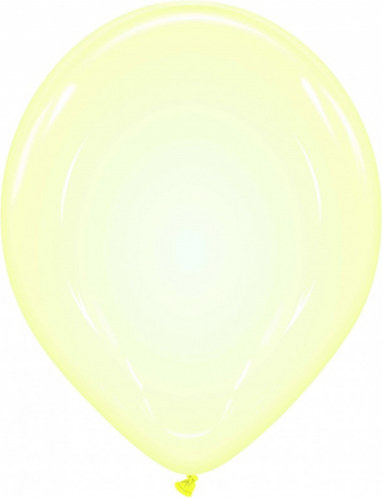 Balon latex soap bubble galben 33 cm 