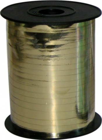 Rafie pentru legat baloane gold metalic 230 m